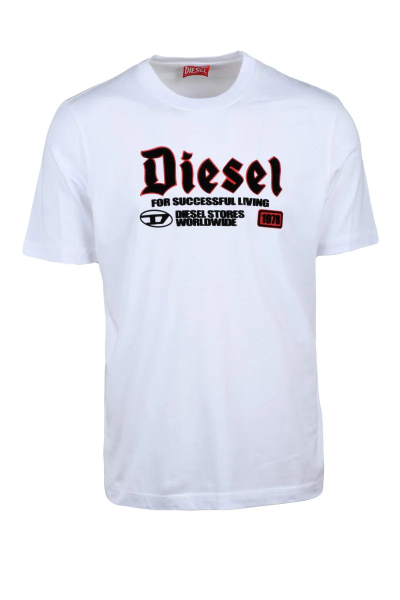 Diesel T-shirt Cotone - Bianco