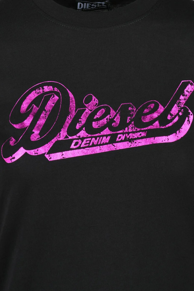 Diesel T-shirt Cotone - Nero