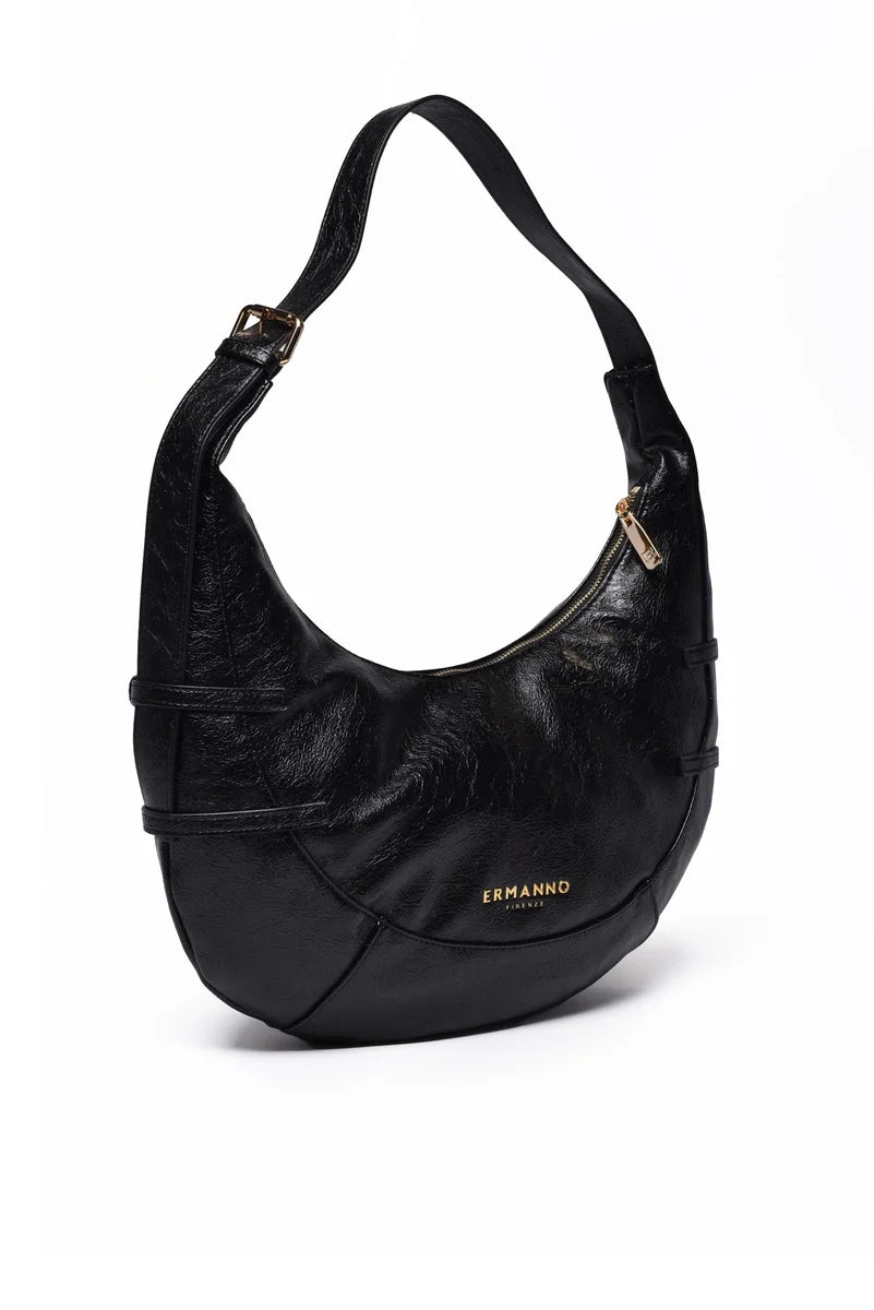 Ermanno Firenze Hobo Teal Medium - Nero