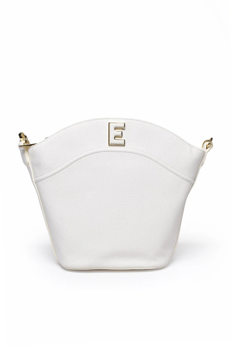 Ermanno Firenze Travis Large Bucket Bag - White