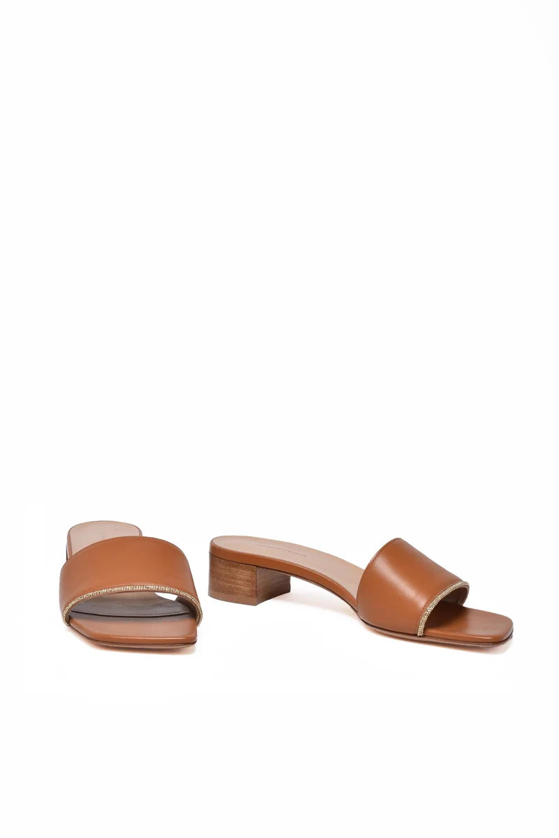 Fabiana Filippi Sandalo Mules - Marrone