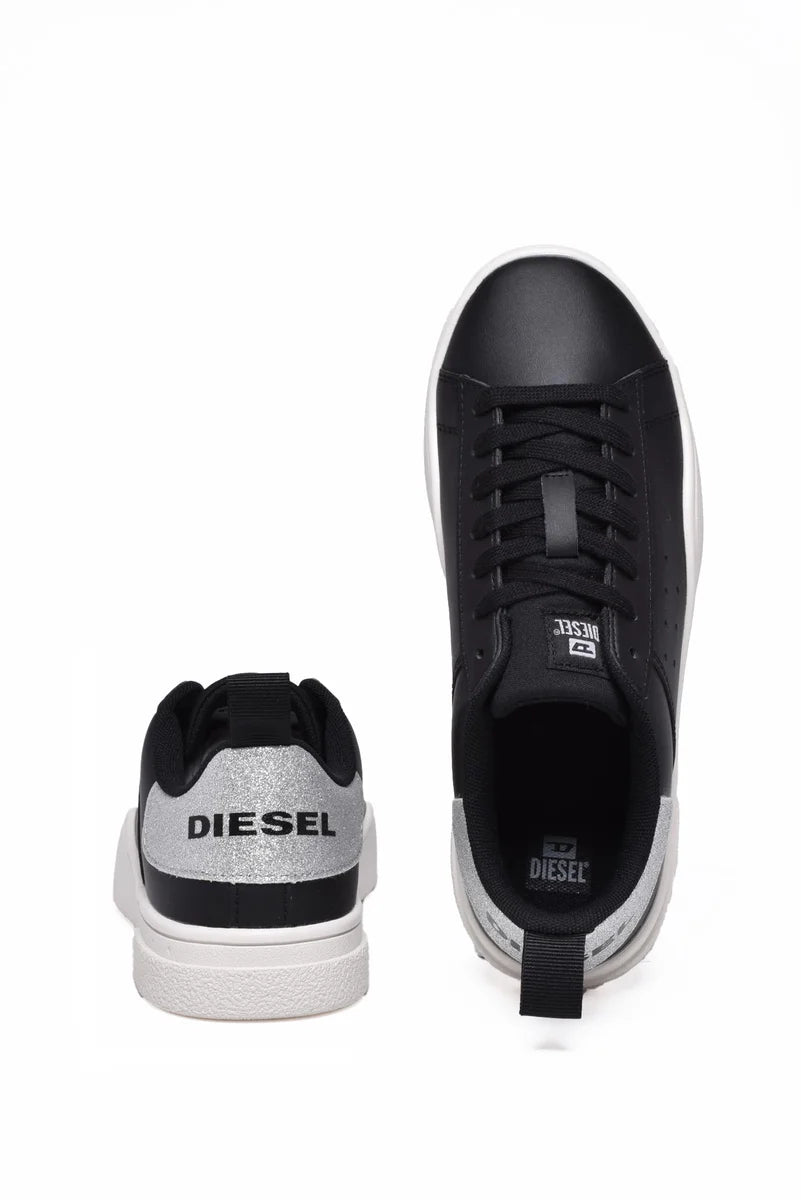 Diesel Serena Low Sneakers Nero/Argento