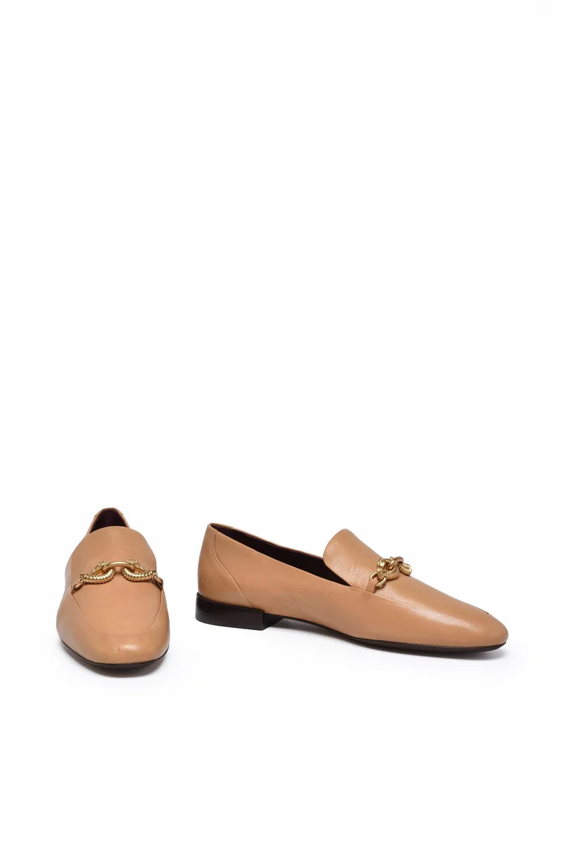 Tory Burch Mocassino in Pelle - Beige