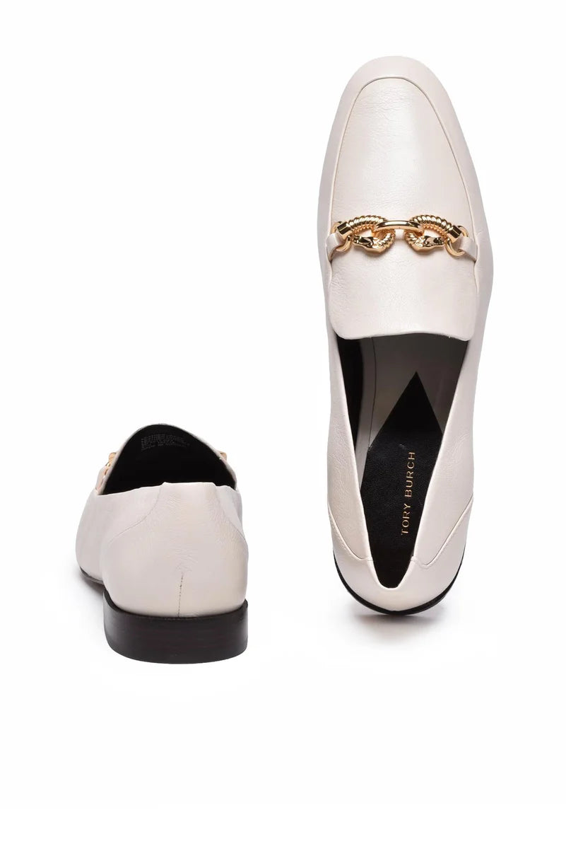 Tory Burch Mocassino in Pelle - Cream