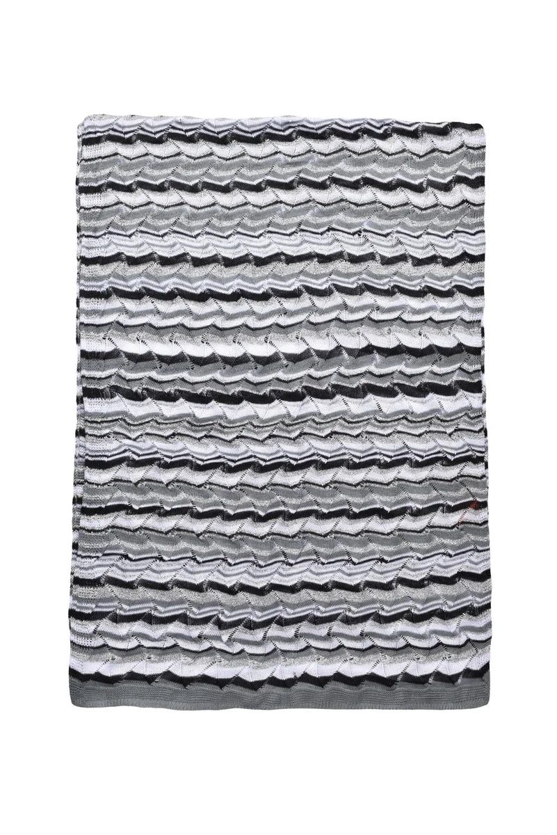Missoni Scarf Cotton Viscose Polyamide - White/Black
