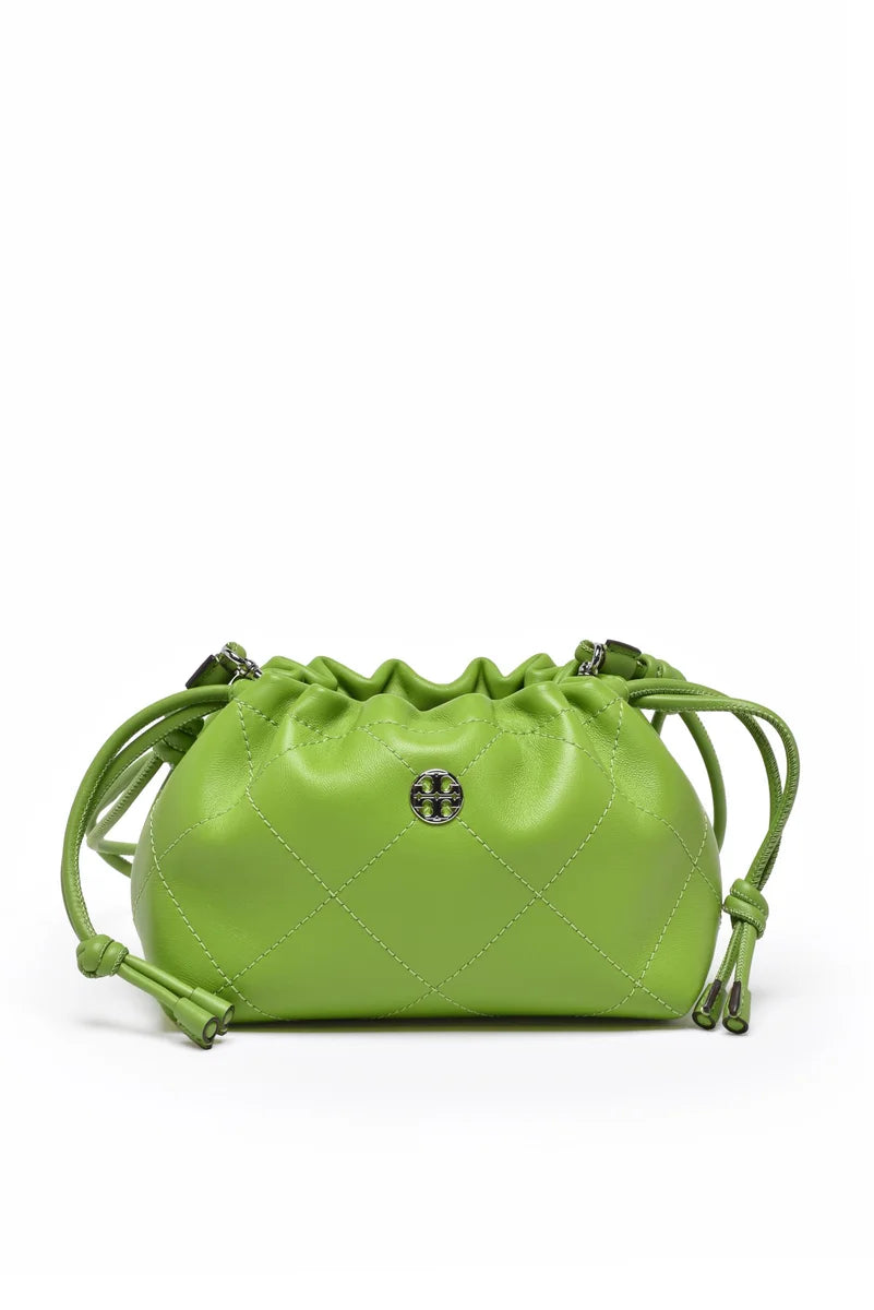 Tory Burch Willa Soft Quilt Shoulder Bag - Verde