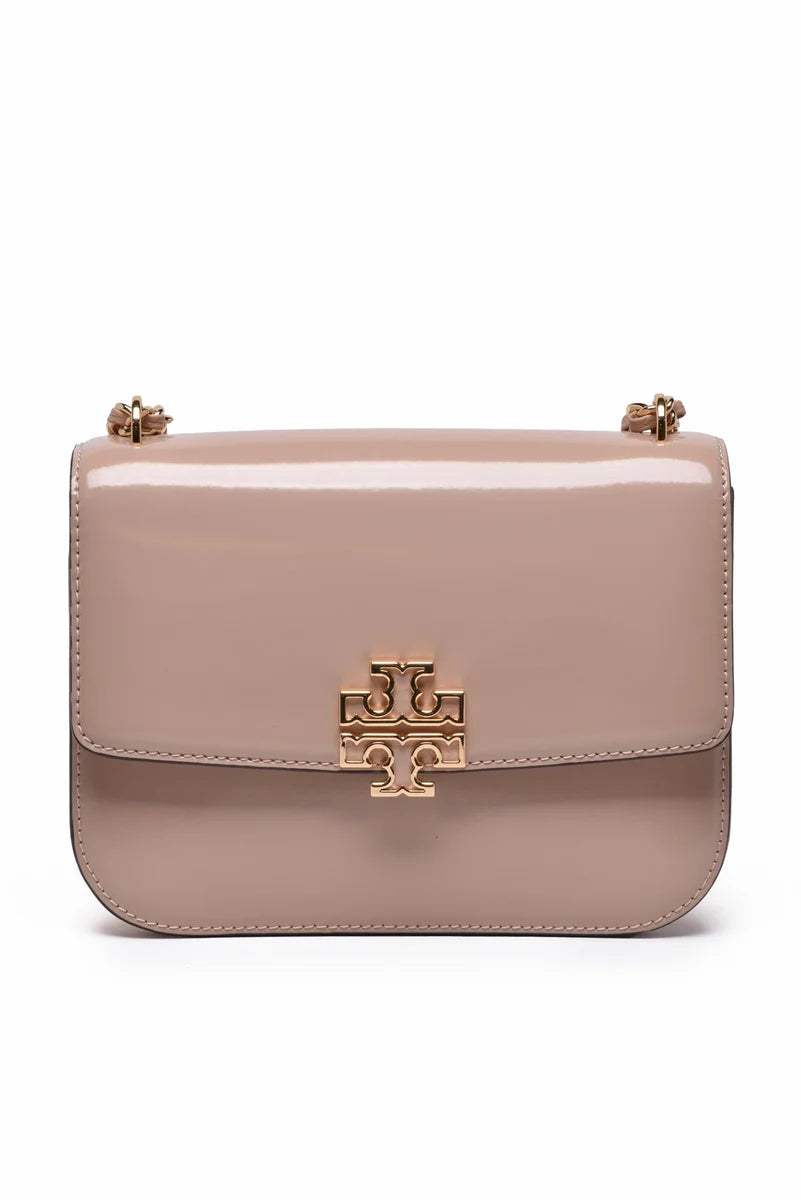 Tory Burch Tracolla Britten Patent Small - Rosa
