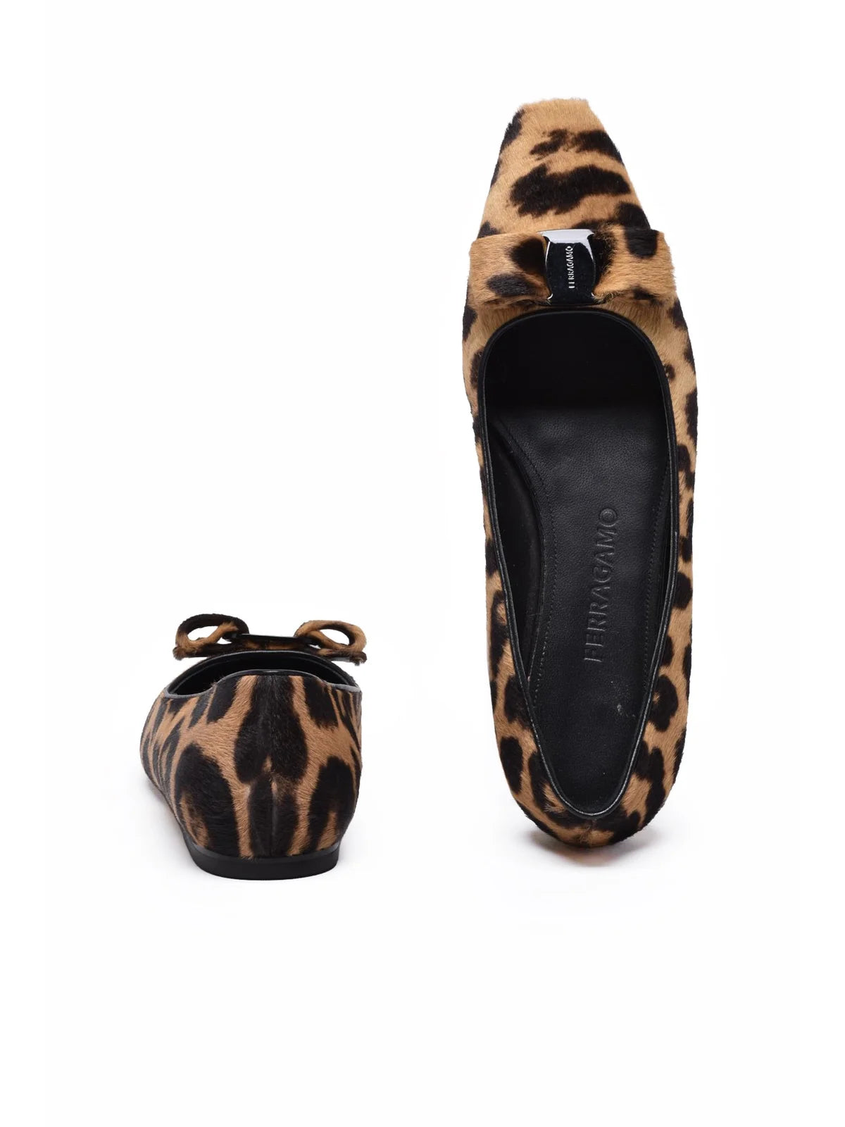 Ferragamo Siwar Ballerina Cavallino - Maculato