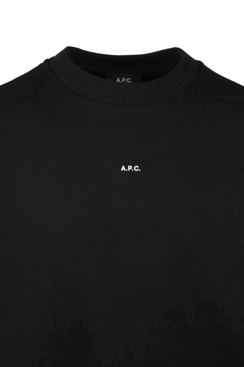 A.P.C. Felpa Cotone - Nero