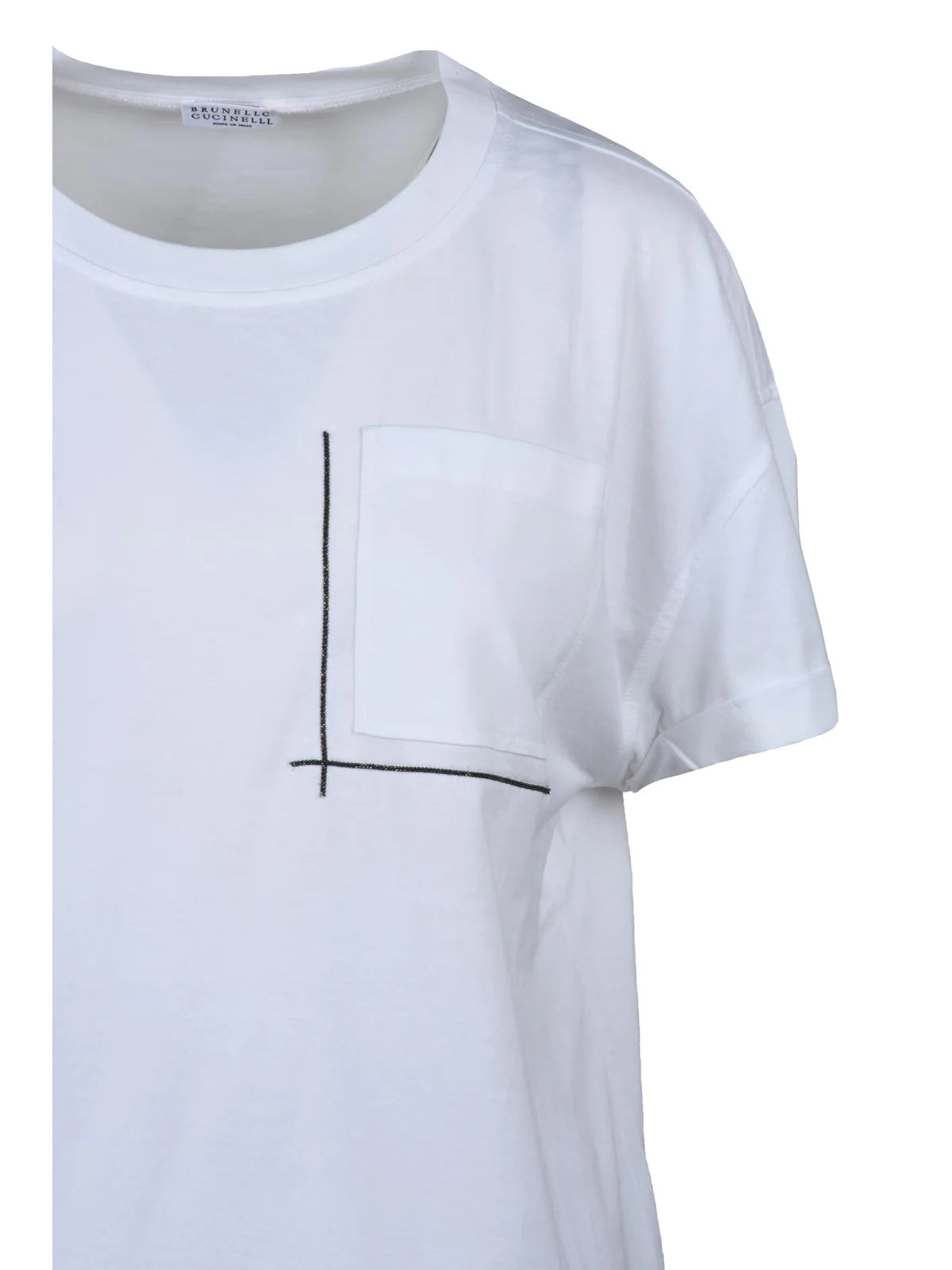 Brunello Cucinelli T-shirt Cotone - Bianco