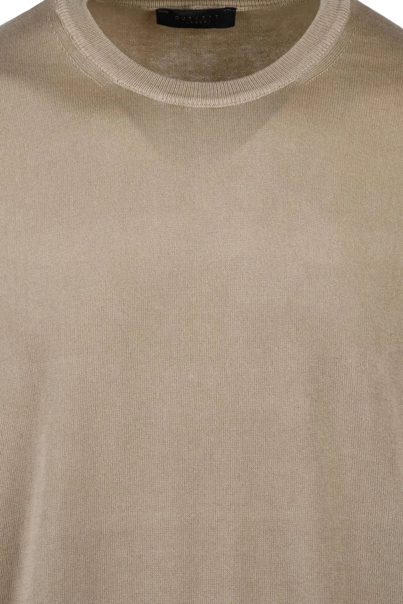 Out/fit Cotton Crew Neck Pullover - Blue
