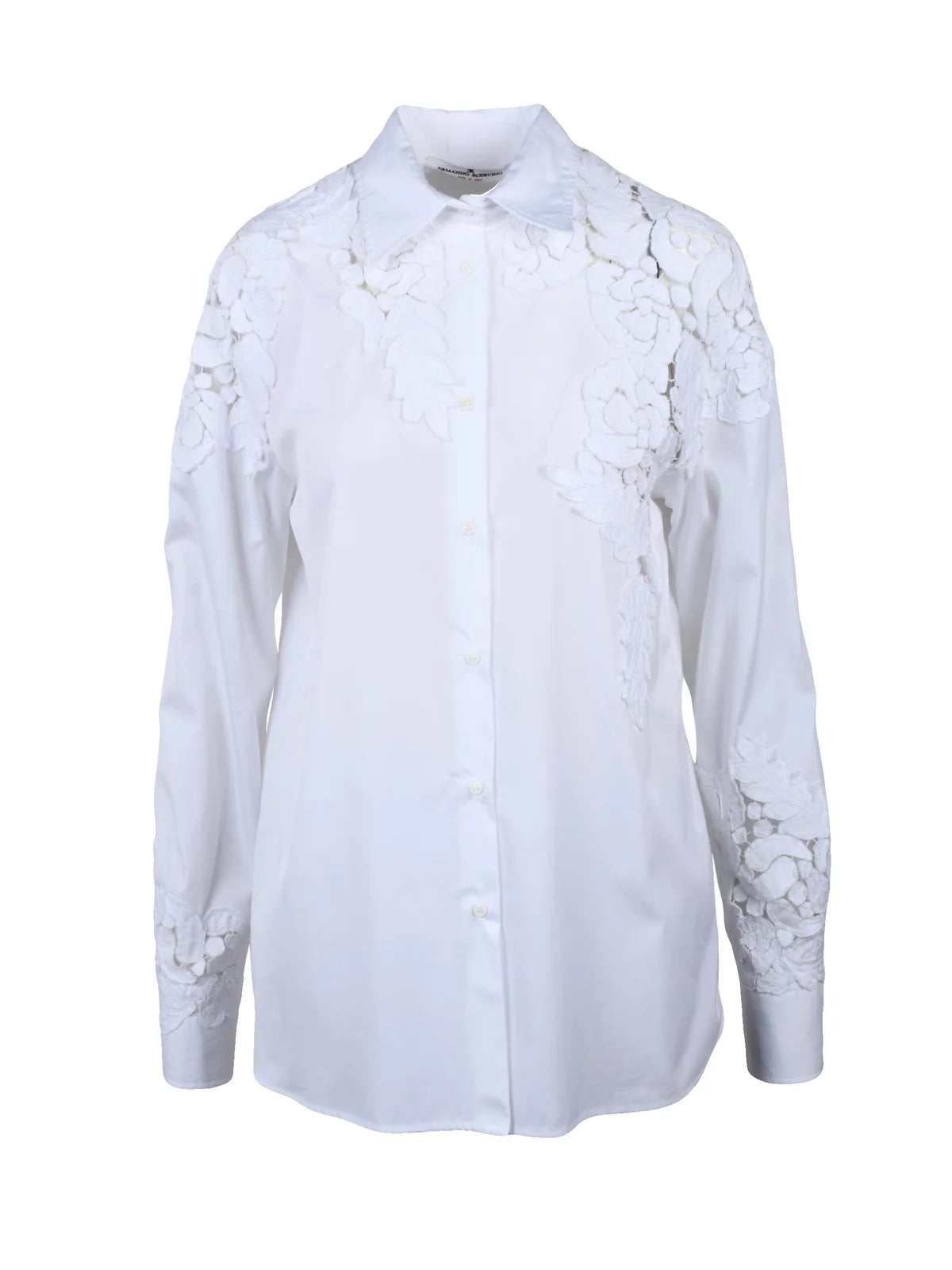 Ermanno Scervino Camicia Cotone Bianco