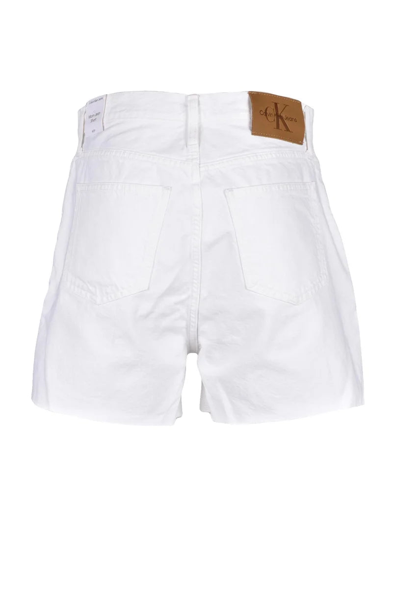 Calvin Klein Jeans Short Mom - Bianco