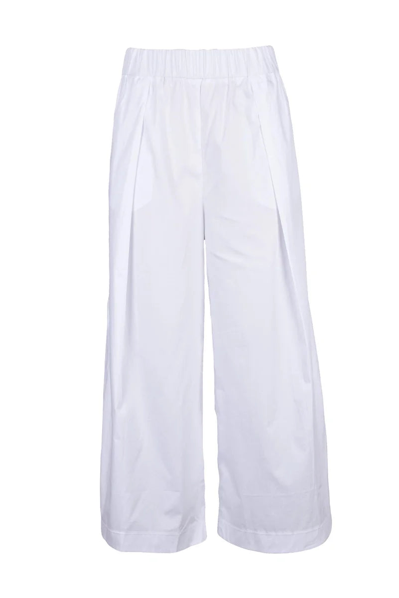 Colmar Originals Pantalone Cotone Gamba Larga - Bianco