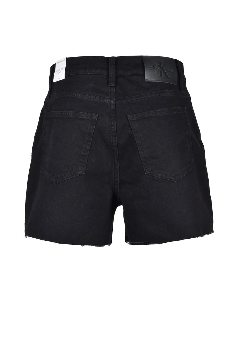 Calvin Klein Jeans Short Vita Alta - Nero