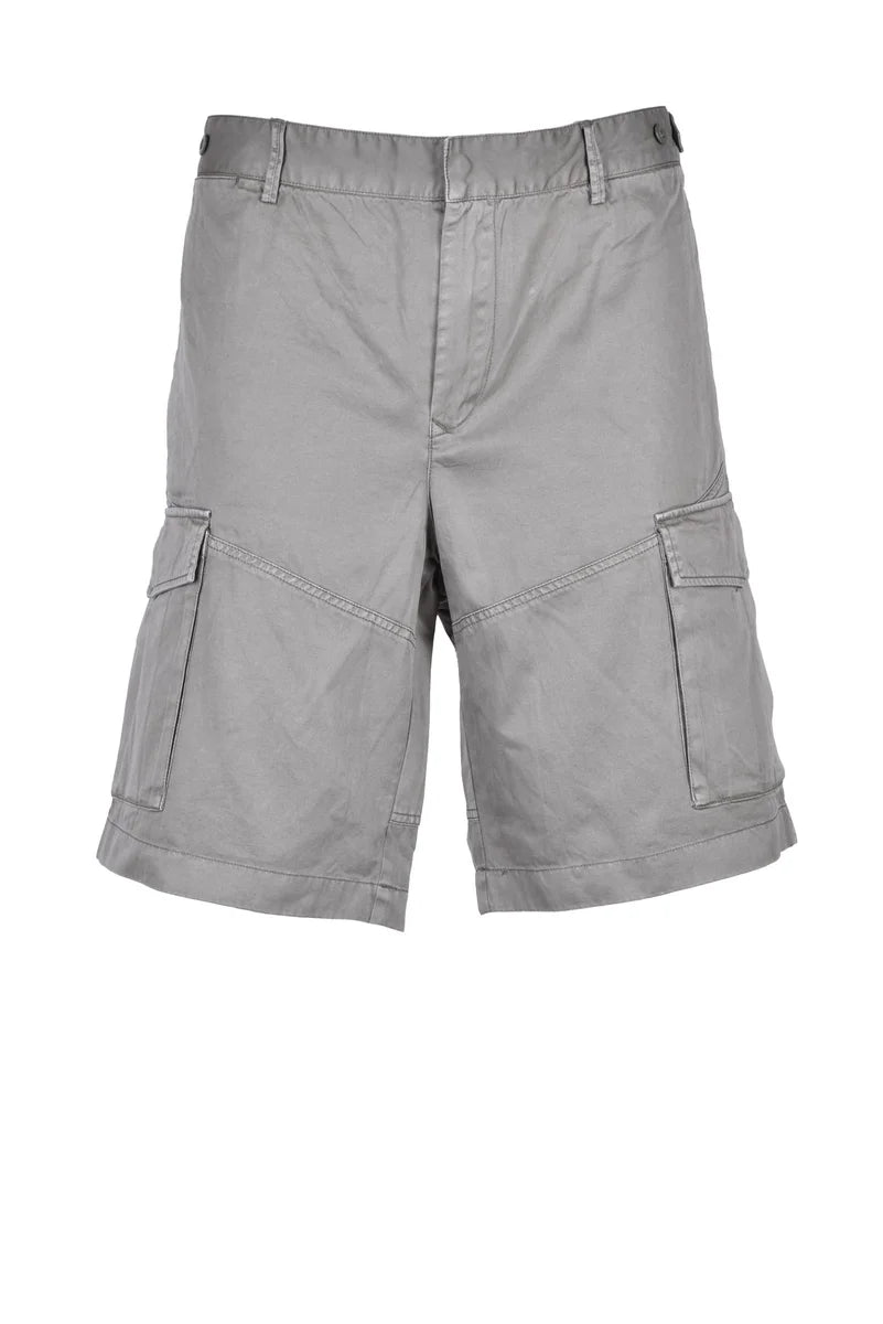 Replay Bermuda Cargo Cotone - Verde Militare