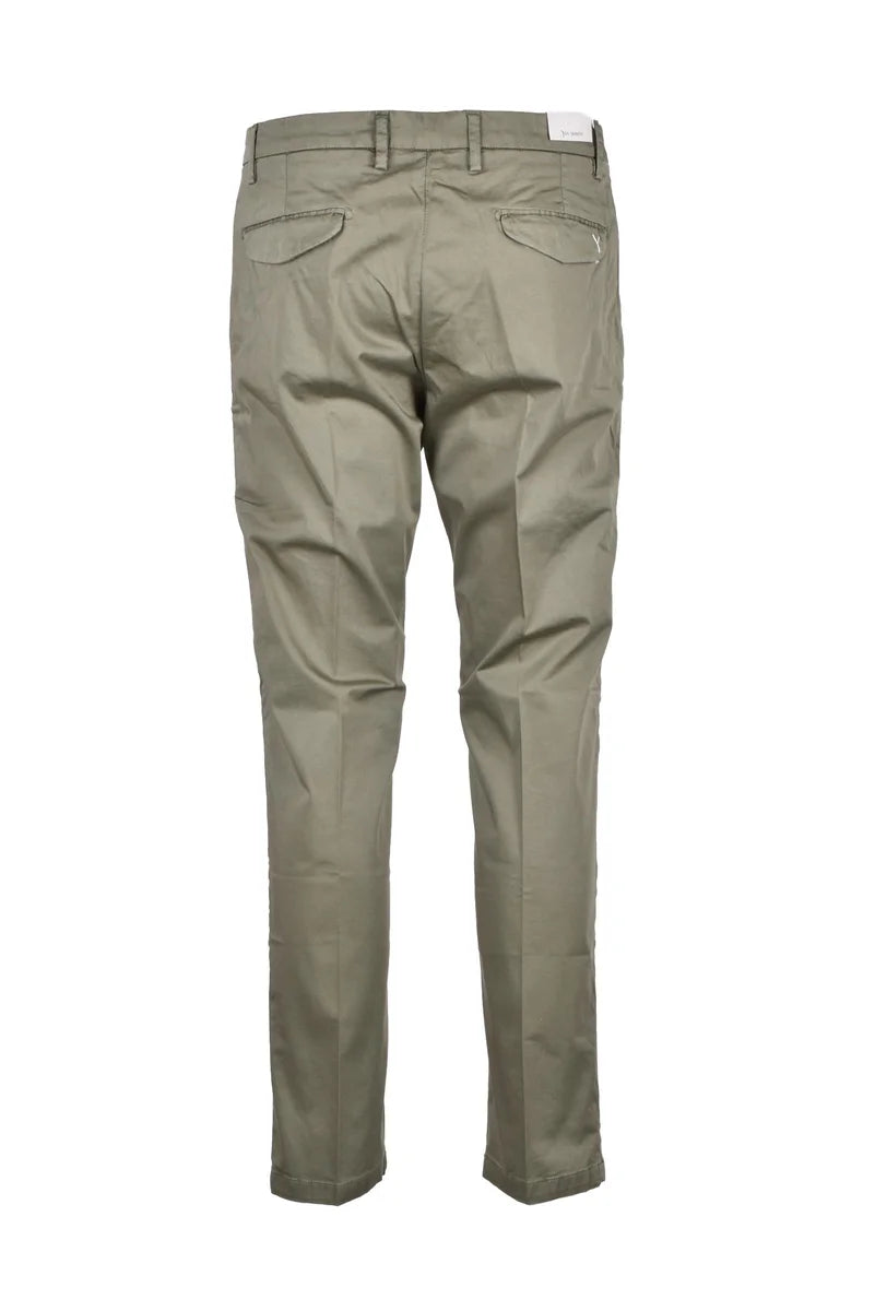 Yan Simmon Pantaloni Friend Cotone Stretch - Verde