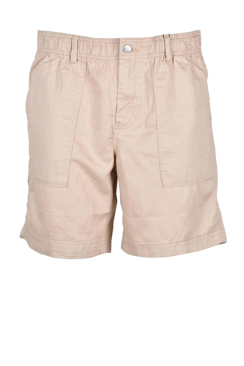 Calvin Klein Jeans Bermuda Cotone Lino - Beige