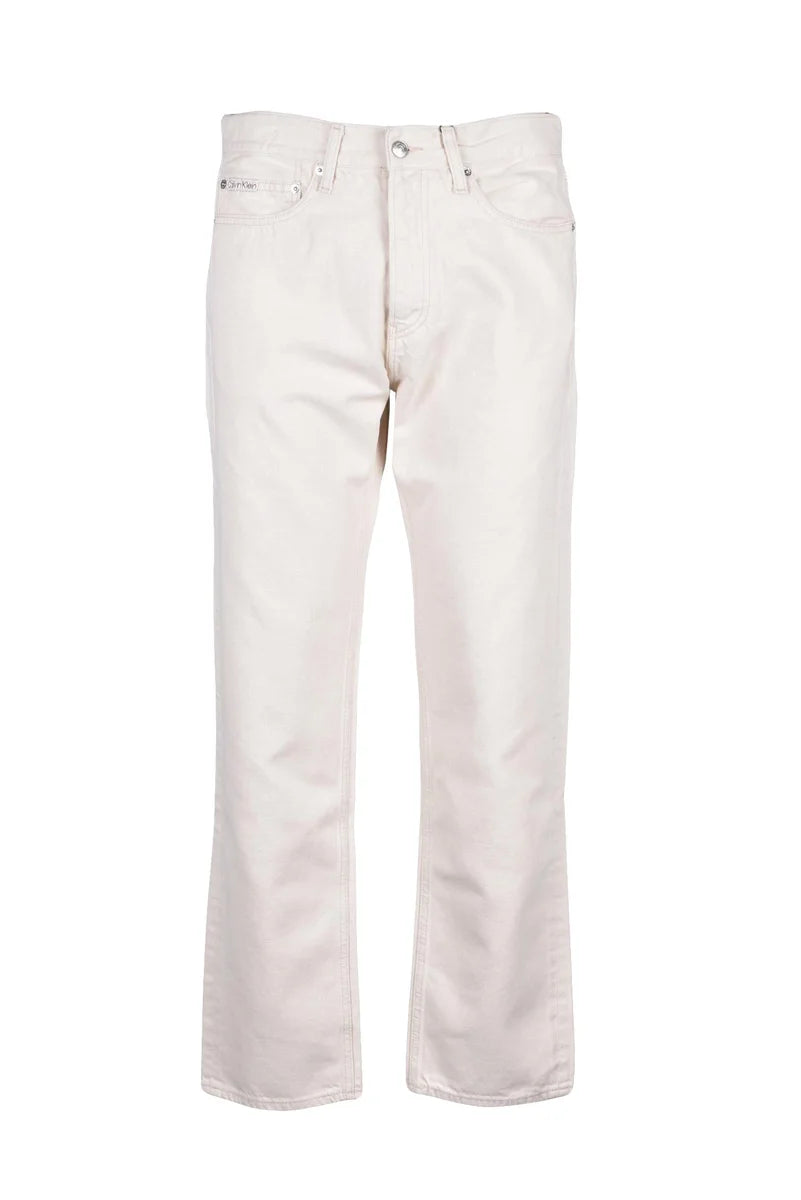 Calvin Klein Jeans Cotton Lyocell Linen Jeans - Beige