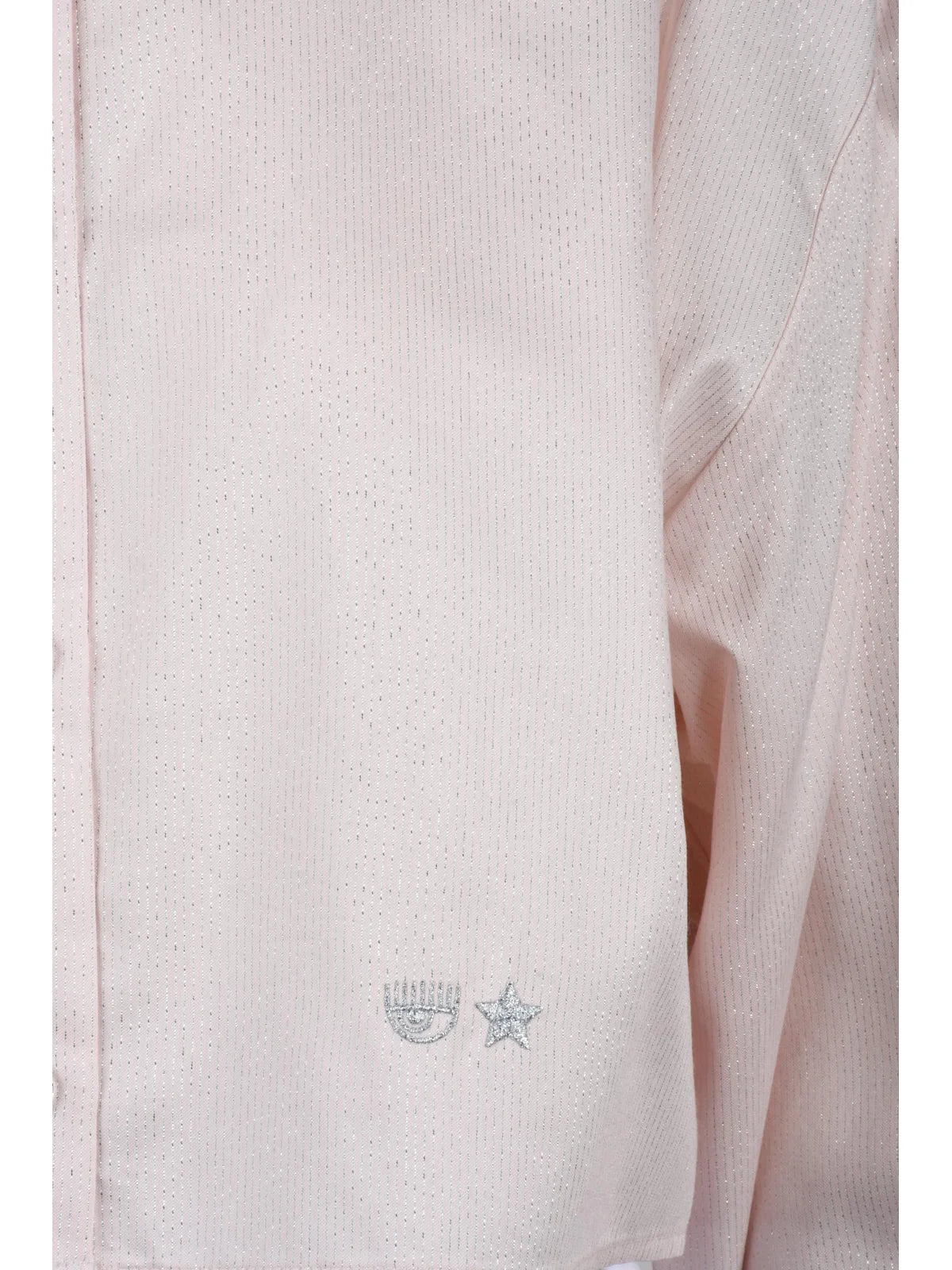 Chiara Ferragni Camicia Corta Lamé - Rosa