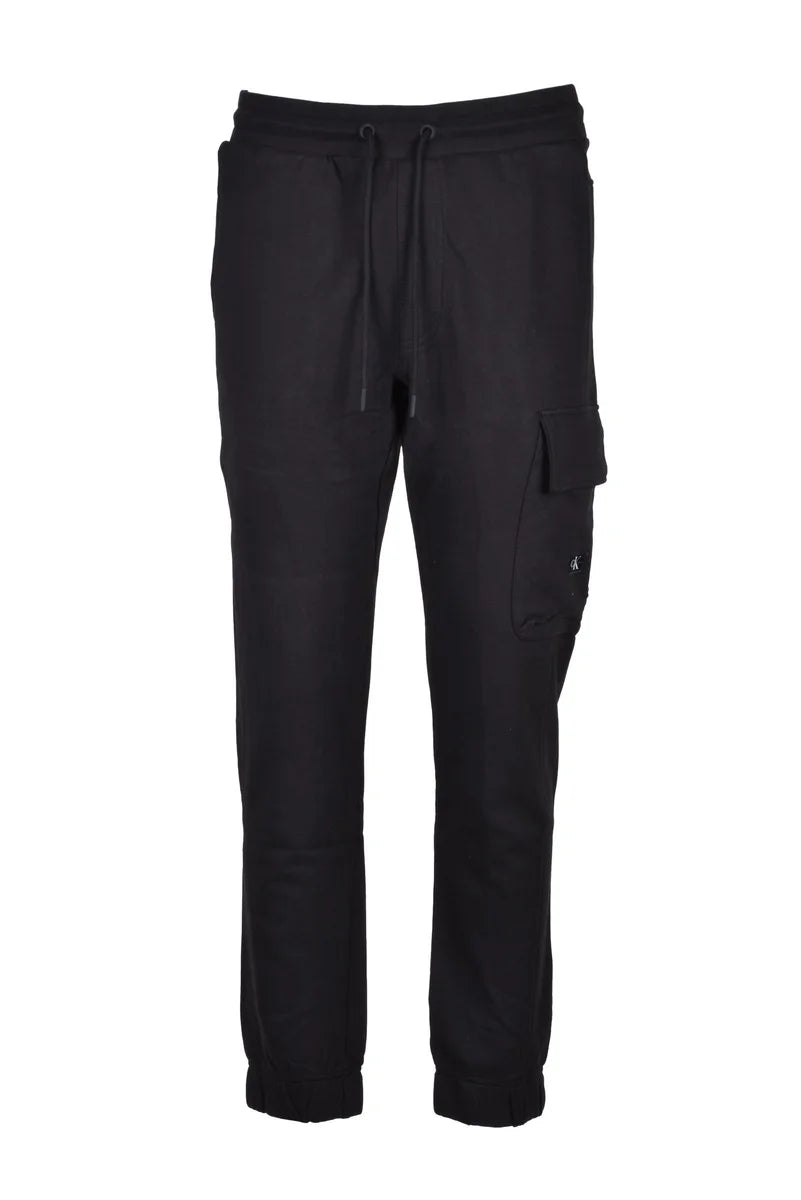 Calvin Klein Jeans Pantalone Tuta Cotone - Nero