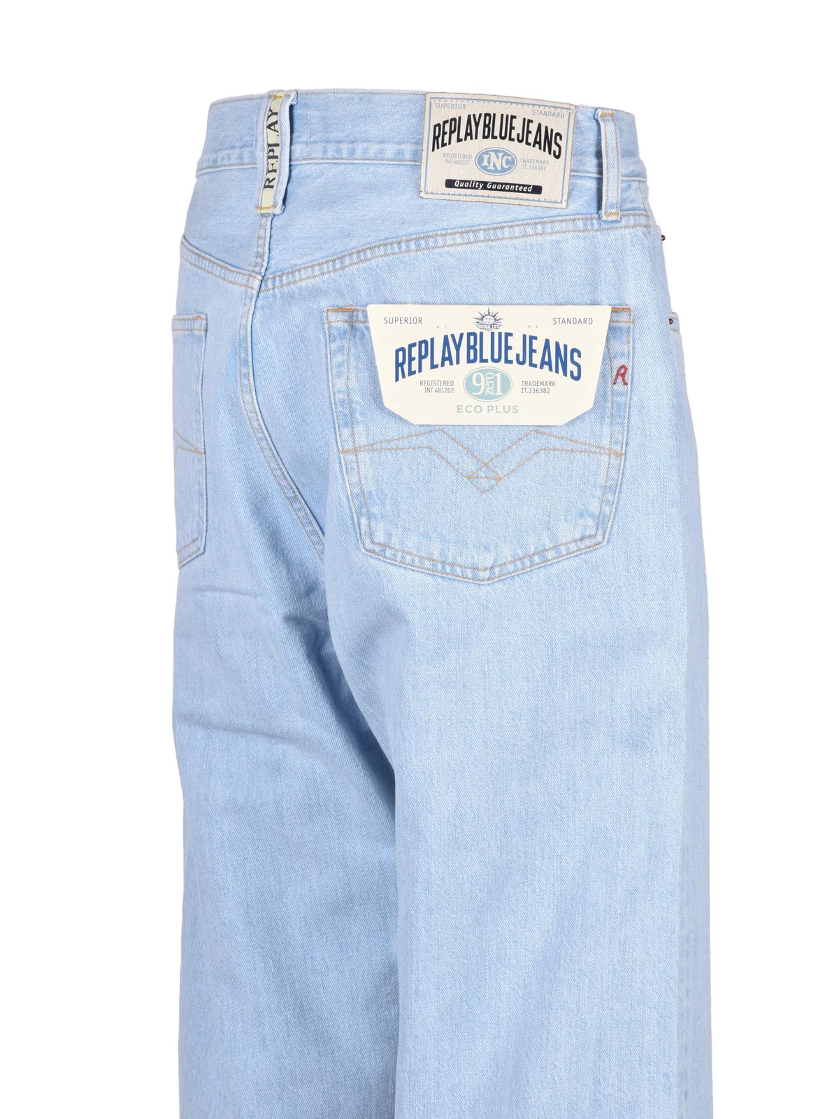 Replay Jeans Cotone - Celeste