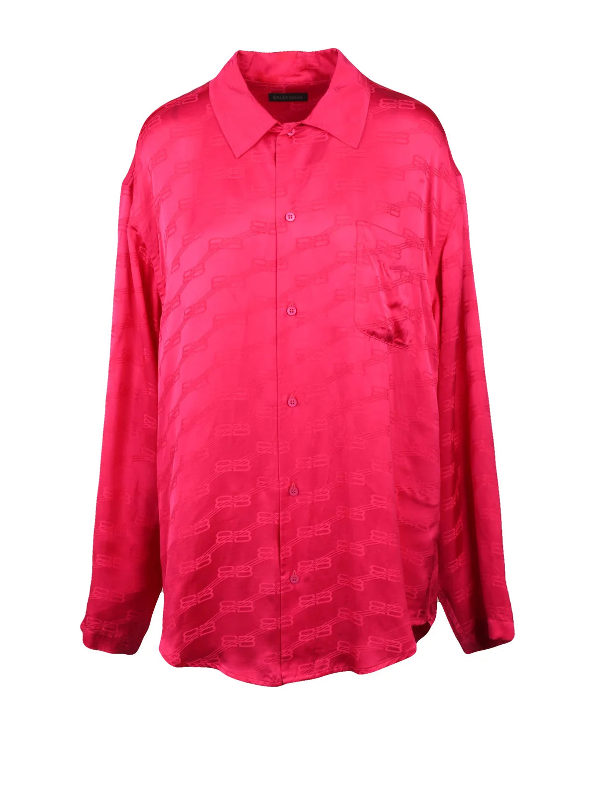 Balenciaga Oversized Shirt - Fuchsia