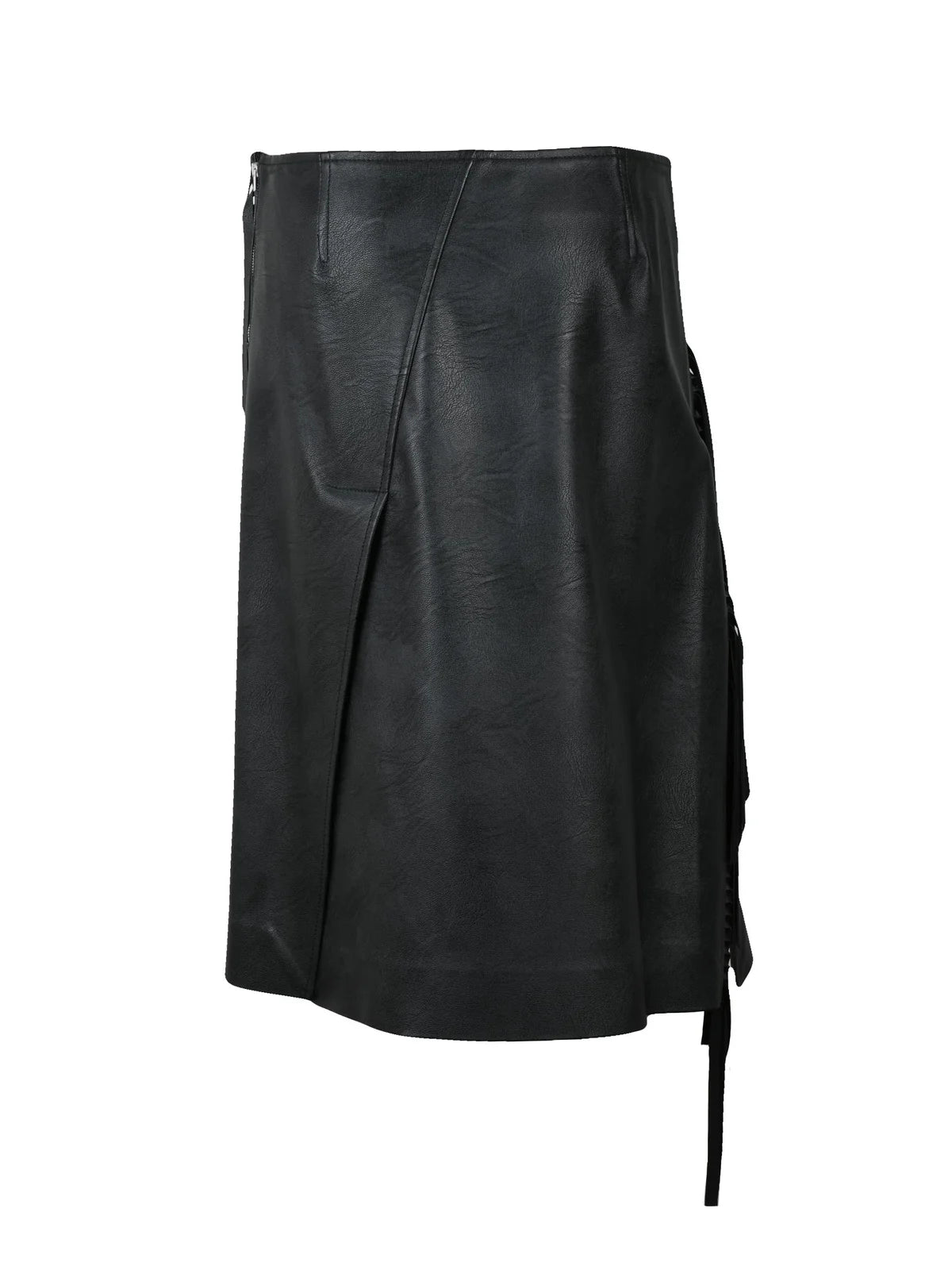 Stella McCartney Gonna con Frange - Nero
