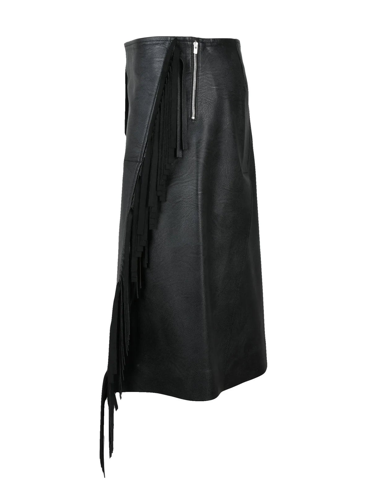 Stella McCartney Gonna con Frange - Nero