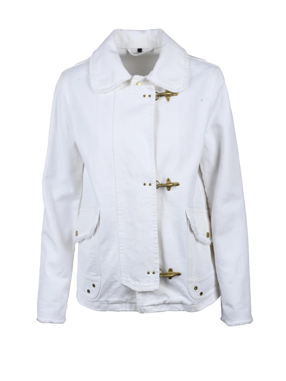 Fay Giubbotto Denim - Bianco