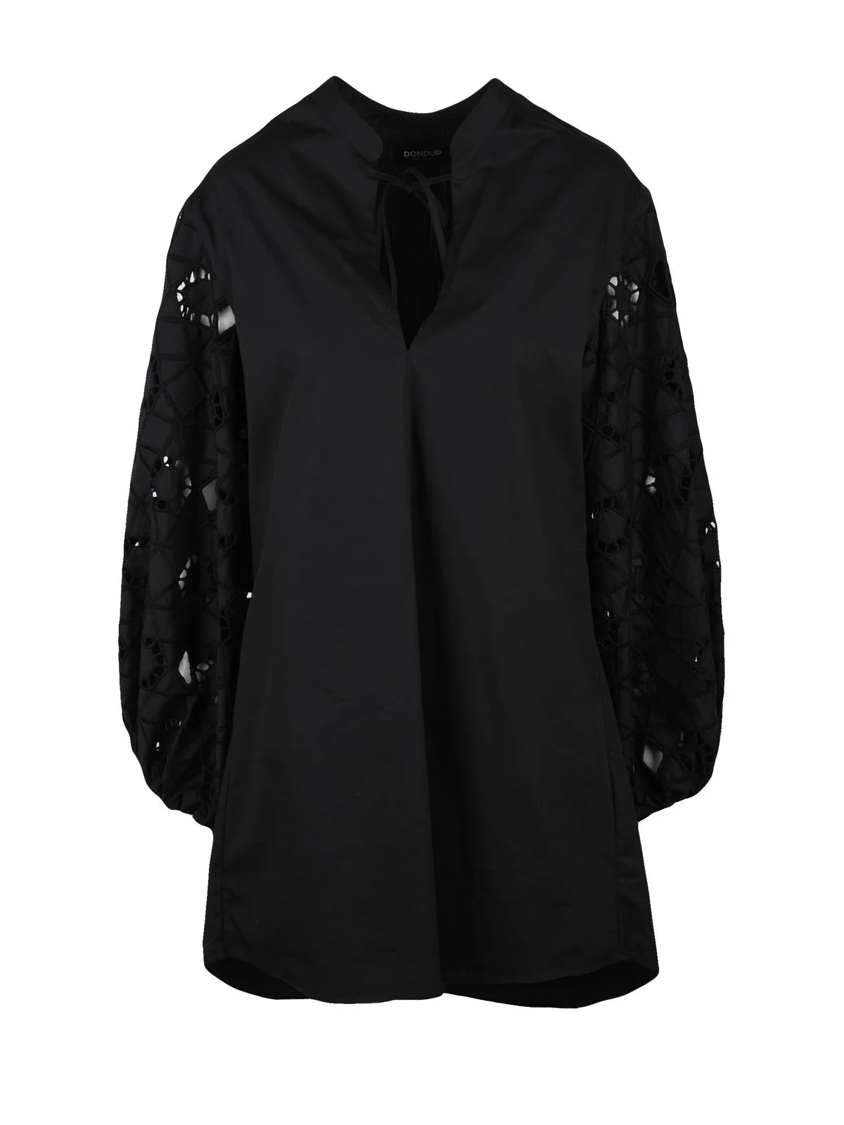 Dondup Abito Tunicia Cotone - Nero