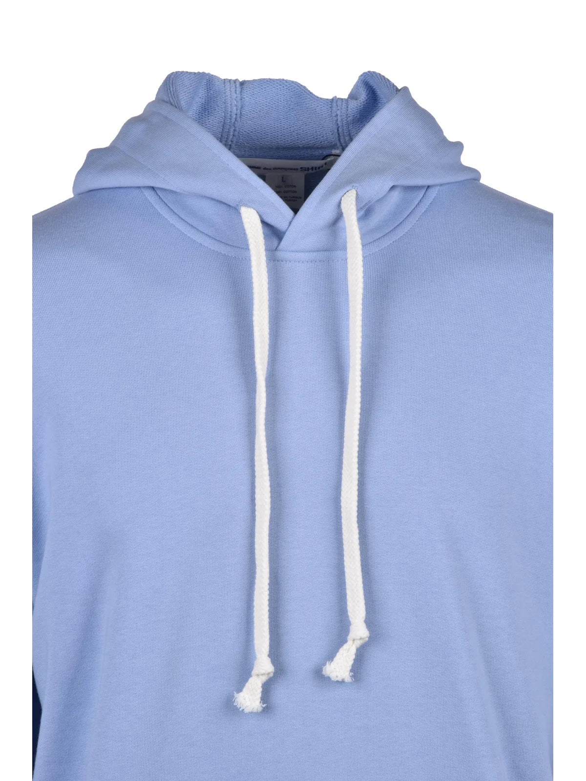 Comme des Garçons Shirt Felpa con Cappuccio - Celeste