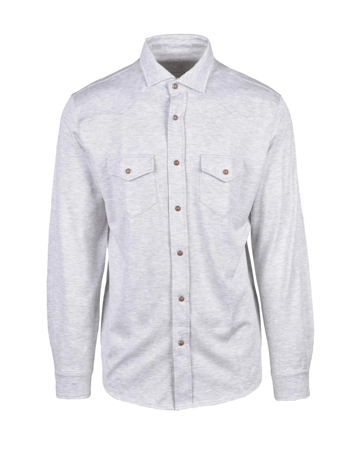 Eleventy Cotton Shirt - Light Grey