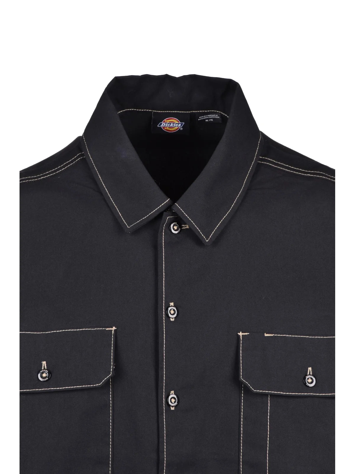 Dickies Camicia Cotone/Viscosa/Elastan - Nero