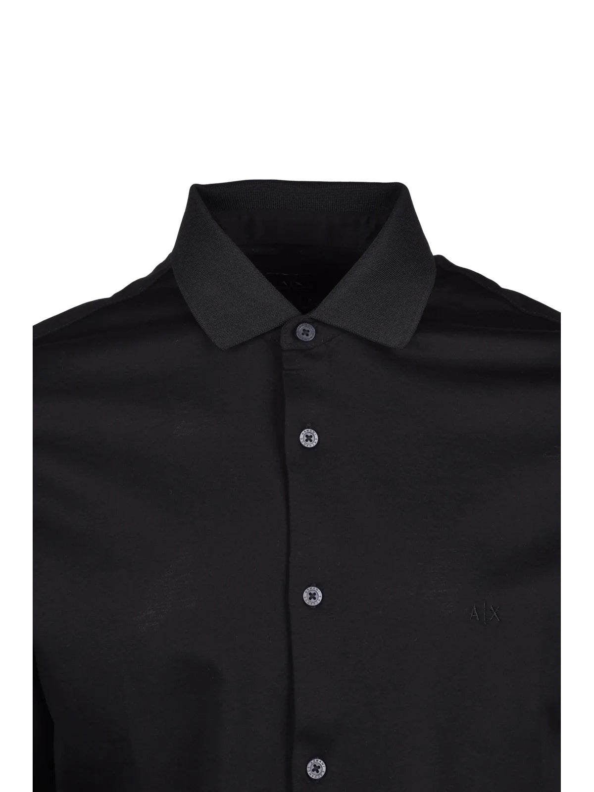 Armani Exchange Camicia Cotone - Nero