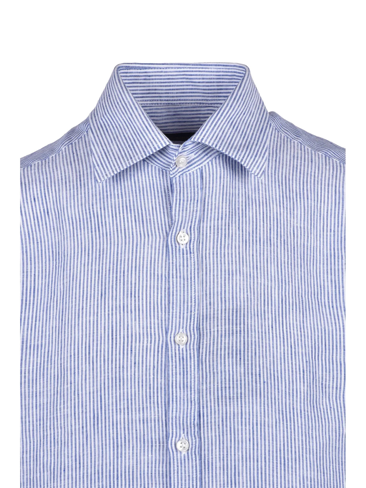Paul & Shark Camicia Lino - Bianco/Blu