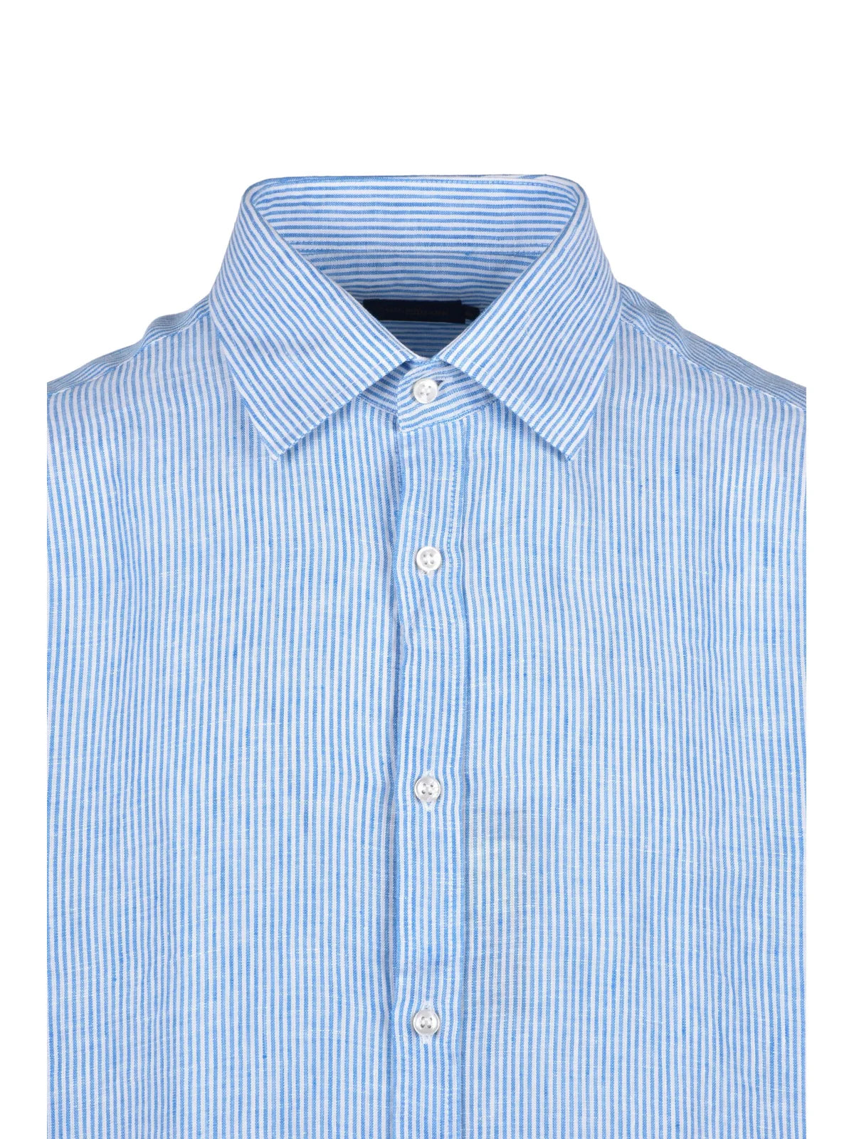 Paul & Shark Camicia Lino - Celeste