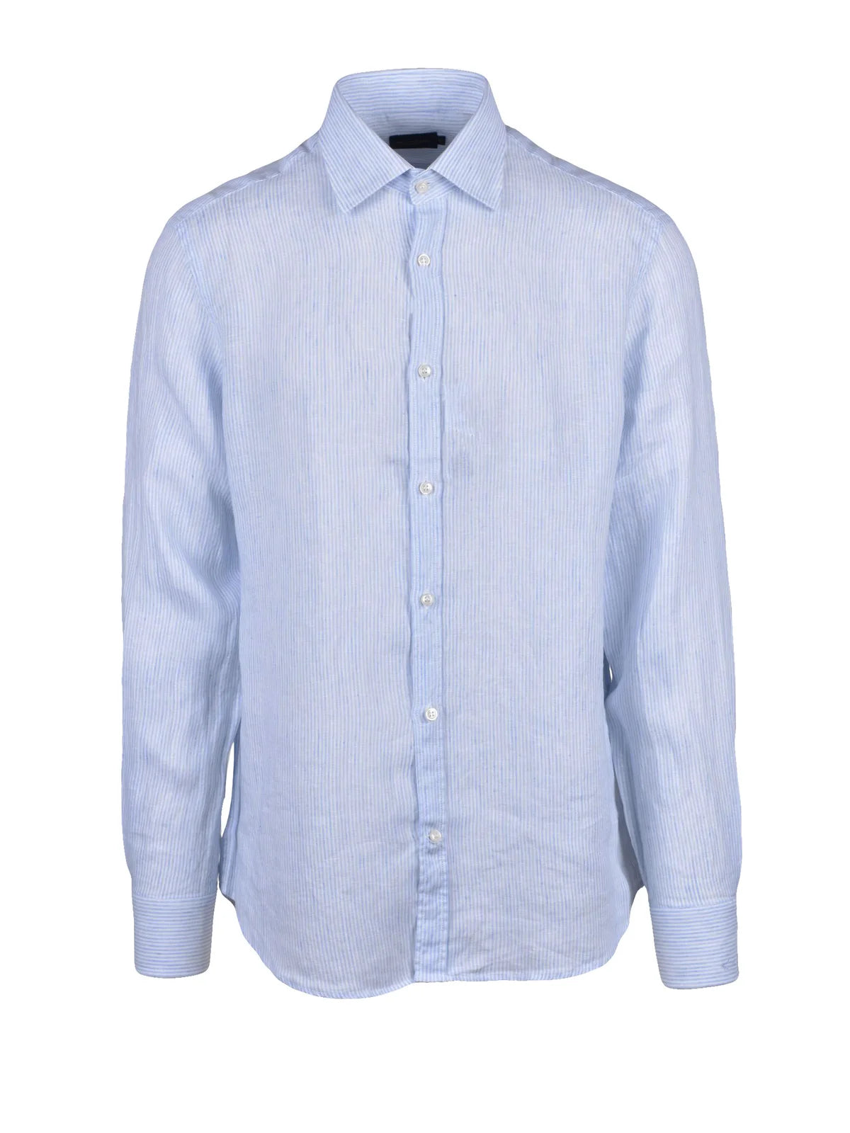Paul & Shark Camicia Lino - Bianco/Blu