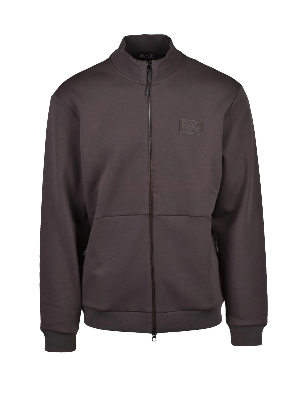 EA7 Emporio Armani Felpa Zip Cotone - Turchese