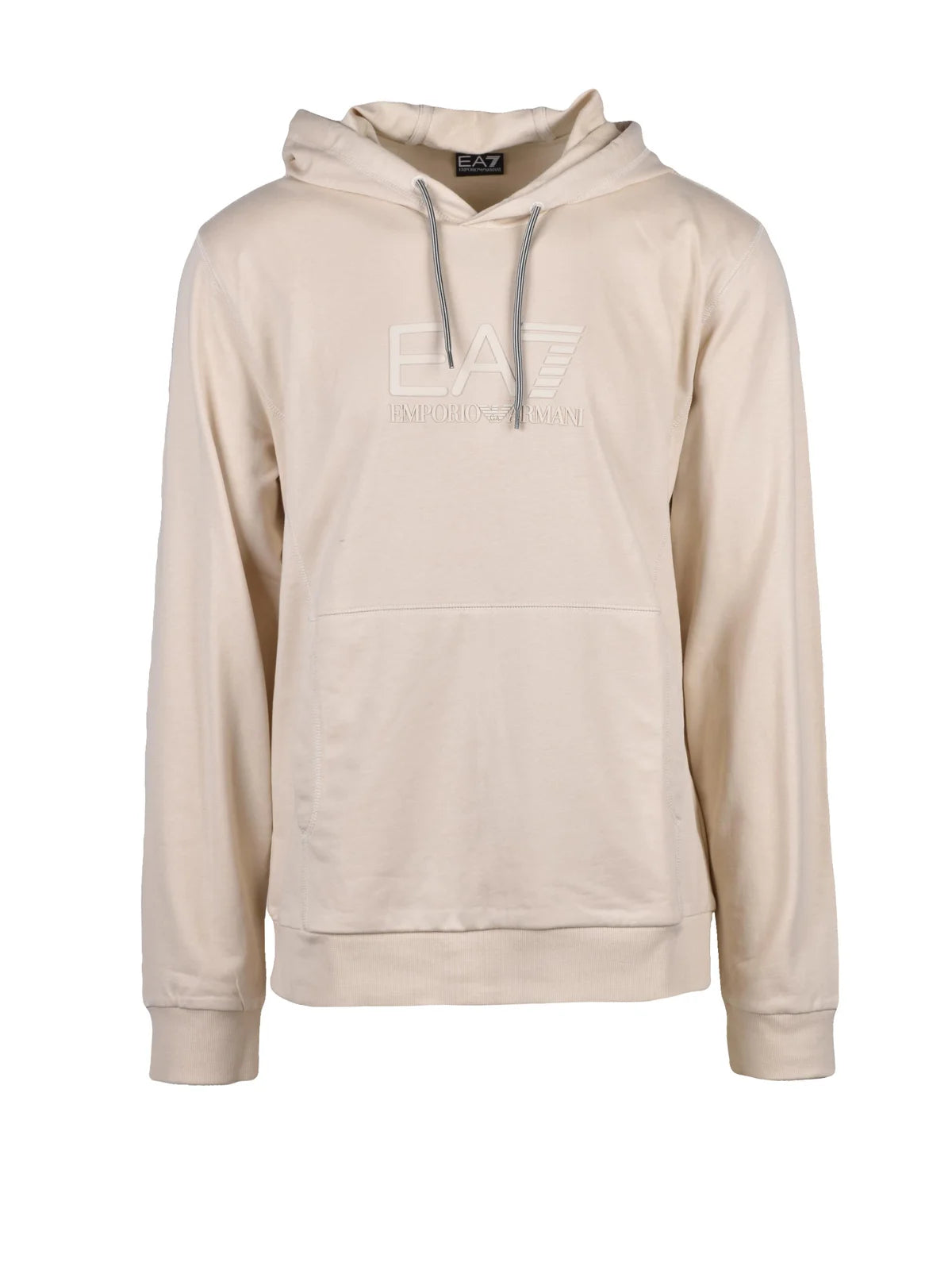 EA7 Emporio Armani Felpa Cappuccio - Beige