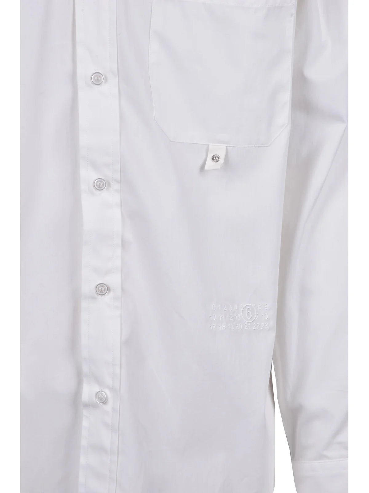 Maison Margiela Camicia Cotone Over - Bianco
