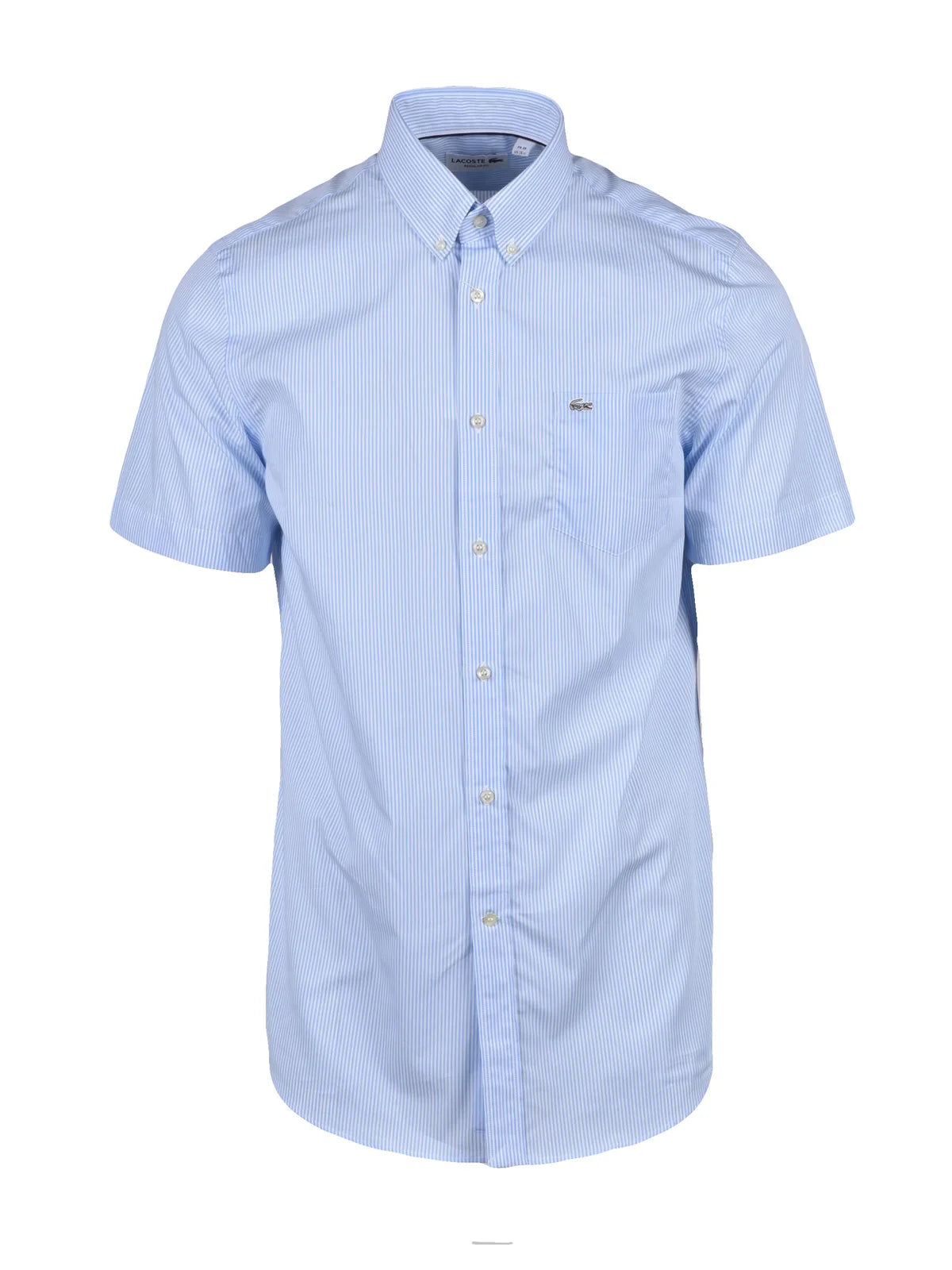 Lacoste Camicia - Bianco/Celeste