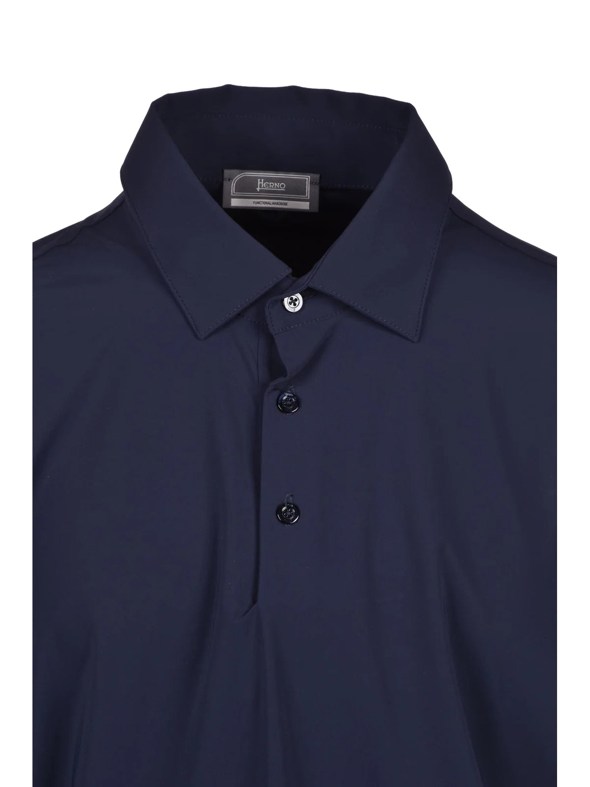 Herno Polo Tessuto Tecnico - Blu
