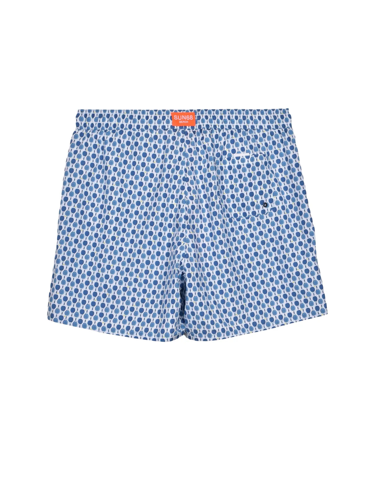 Sun68 Boxer Mare - Bianco/Celeste