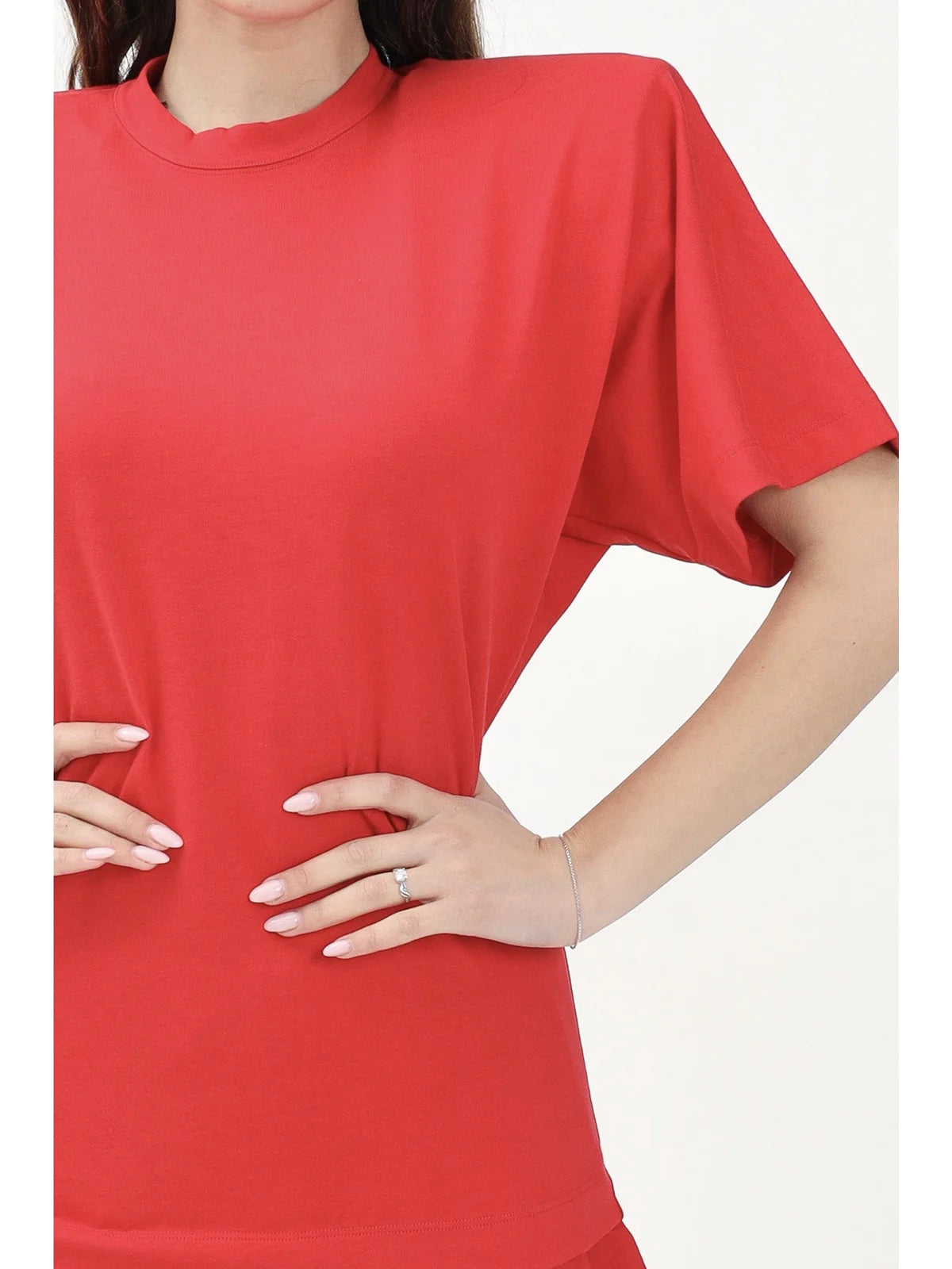 Pinko T-shirt Over Rossa