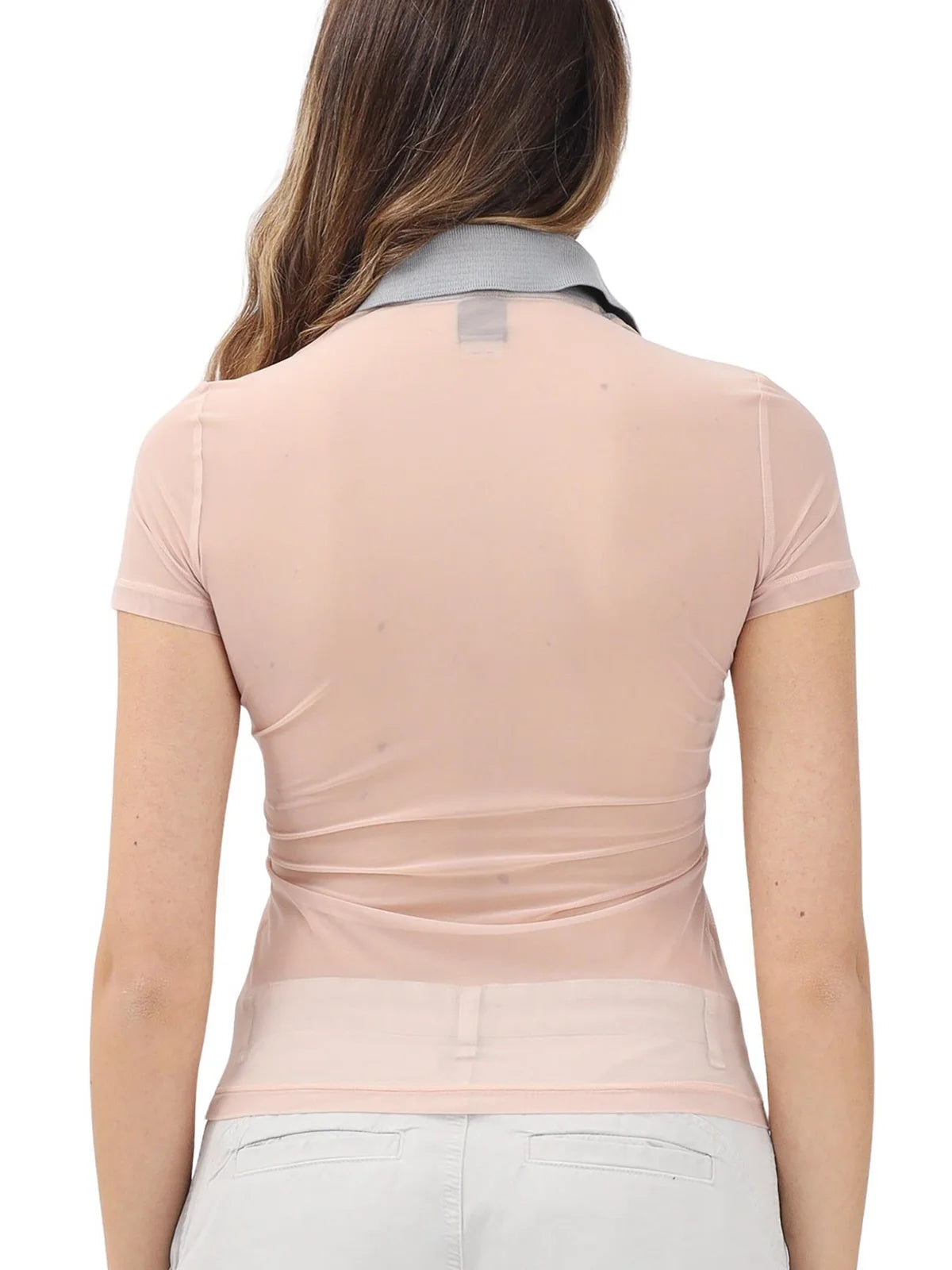 Pinko Polo Nylon ed Elastan - Grigio