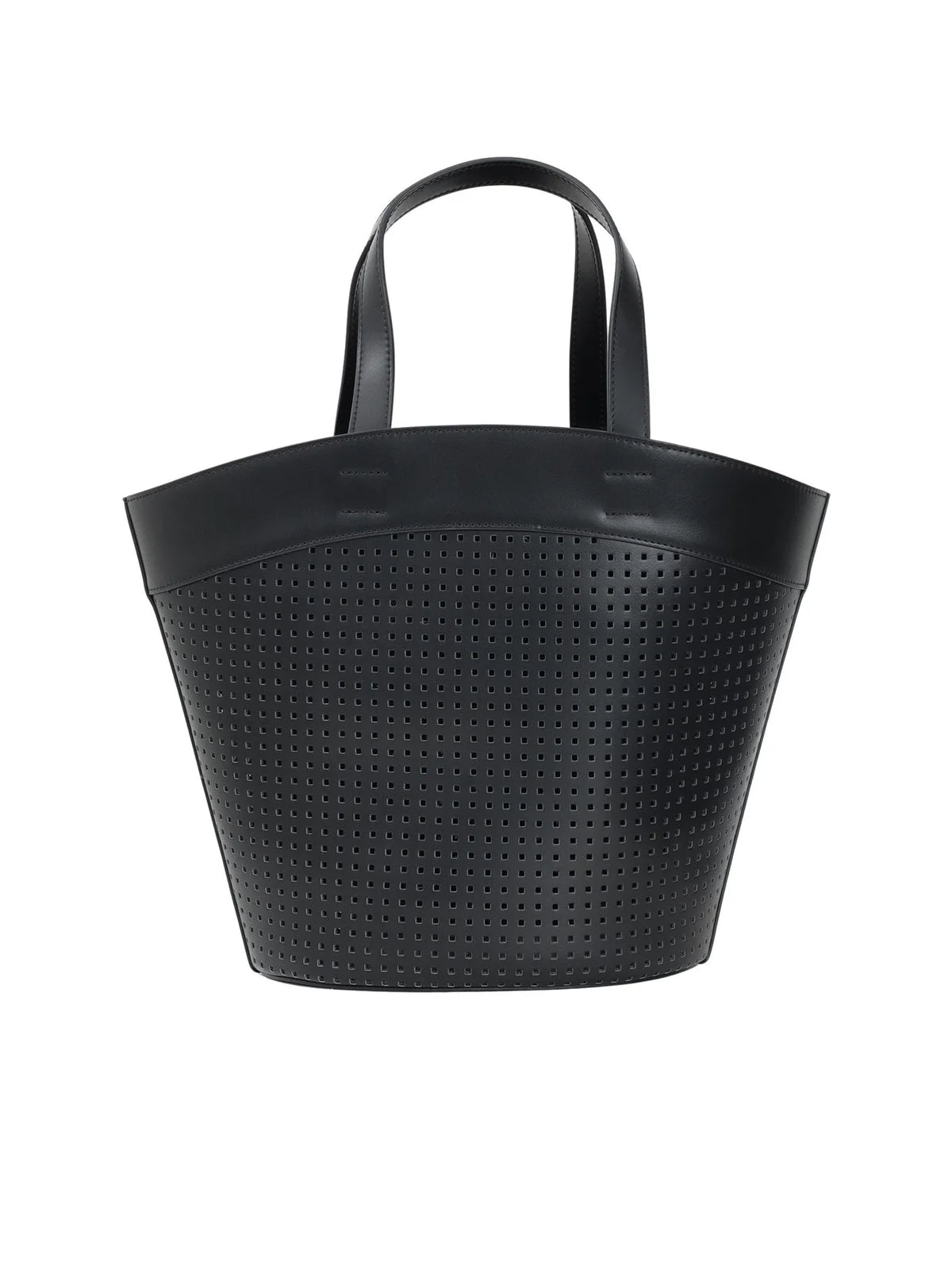 N°21 Borsa a Mano Traforata - Nero