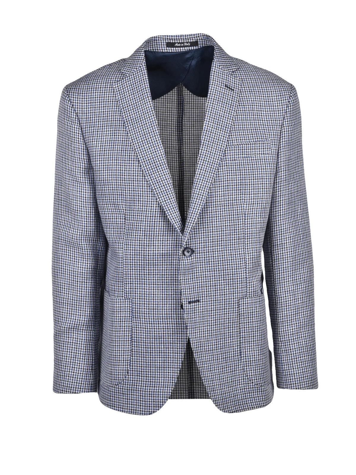 Sartoria Italiana Giacca Stondata - Bianco/Blu