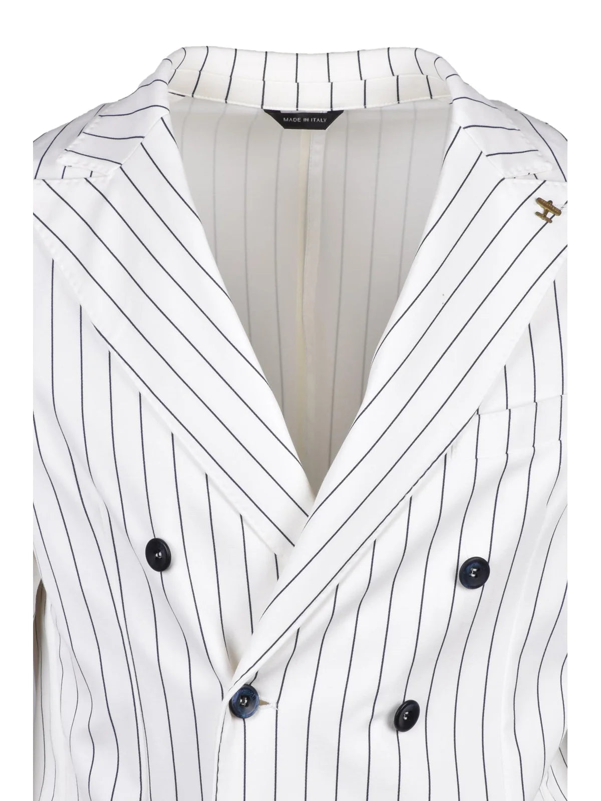 Havana & Co Giacca Blazer Cotone Nylon Elastan - Bianco