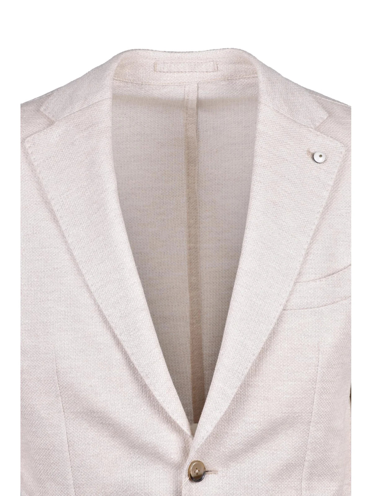 L.B.M. 1911 Linen/Cotton Blazer Jacket - Beige